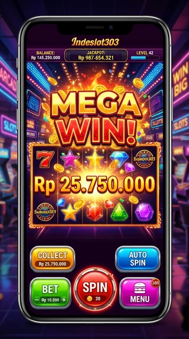 Halaman utama aplikasi indeslot303 dengan banyak pilihan aplikasi.